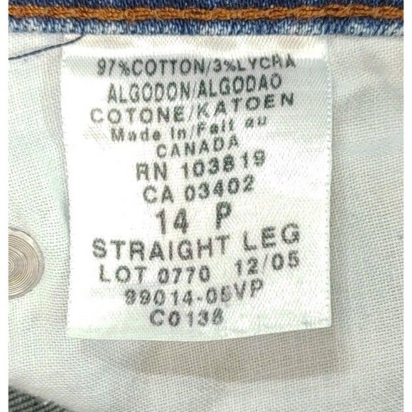 Harley Davidson Jeans Women’s 14 P Medium Wash Denim Straight Leg Biker (READ) - Picture 13 of 16